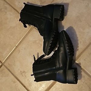 Torrid 8.5 WW Black Combat Boots